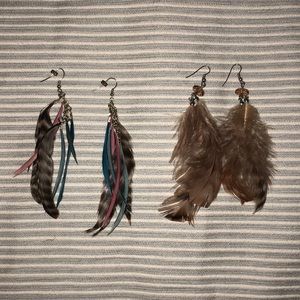 Two feather earring set from Colorado !